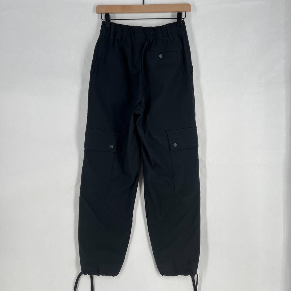 Nike Air Jordan Cargo Pants Womens XS Black Cotton Loose Fit High Rise Outdoor - Picture 7 of 16